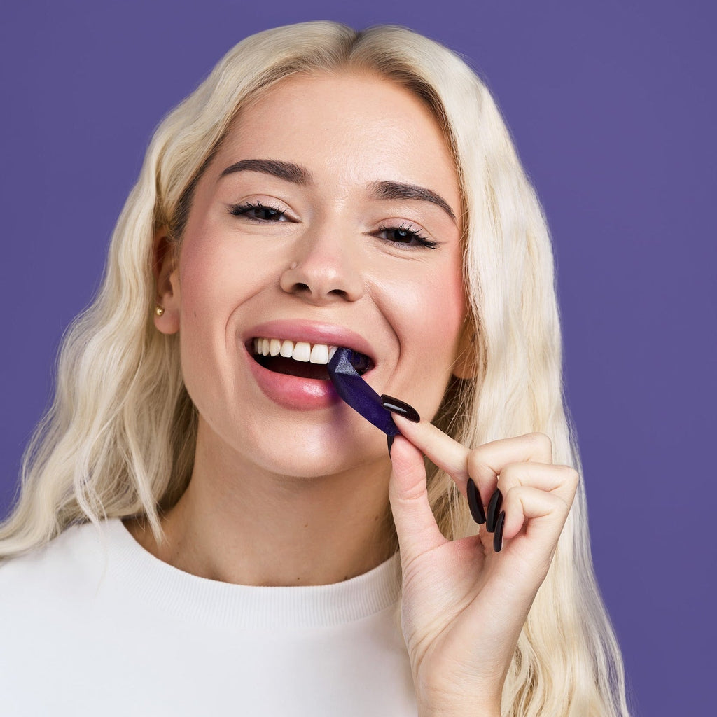 DR dent Purple teeth whitening strips