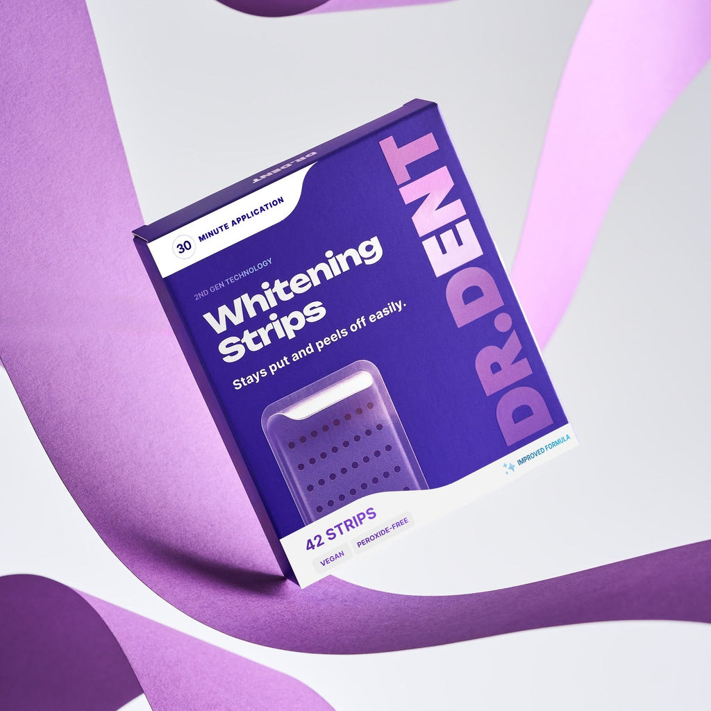 DR dent Purple teeth whitening strips